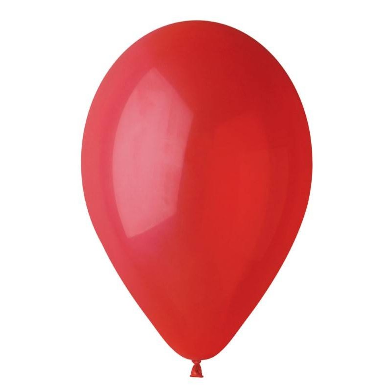 PALLONCINI LATTICE MEDIUM 10 26cm 100pz ROSSO