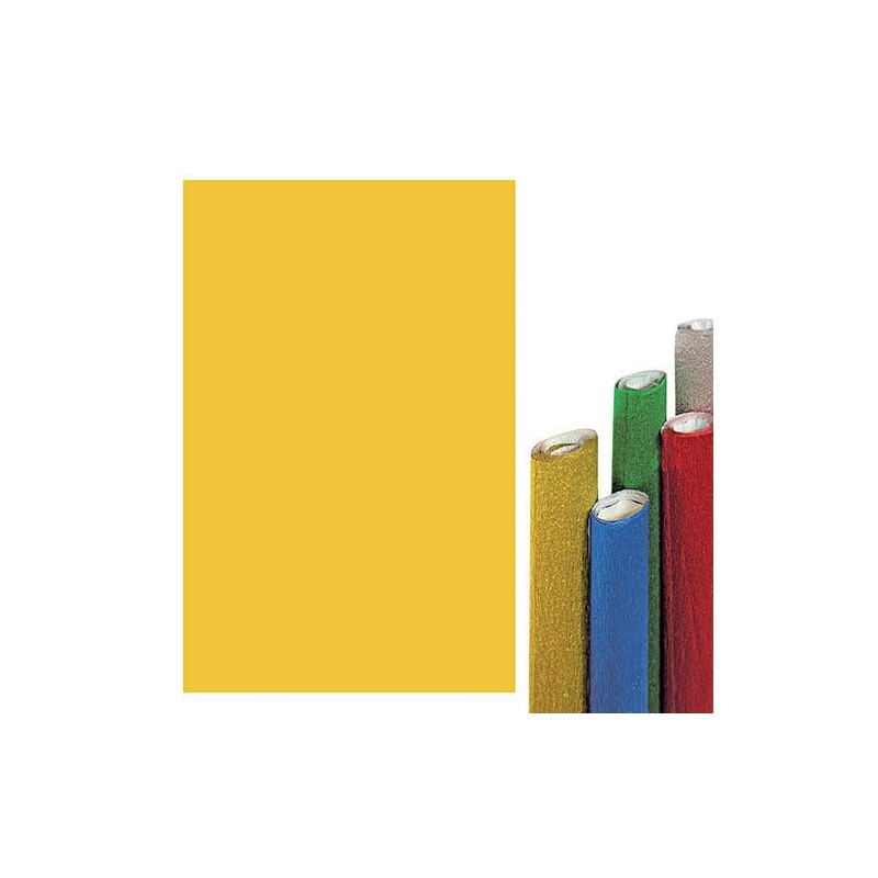 CARTA CRESPA ALLUMINIO ROTOLO cm.50x150 ORO CWR