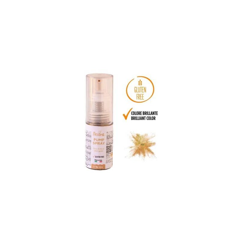 SPRAY PUMP ORO ANTICO GLITTERATO 10gr