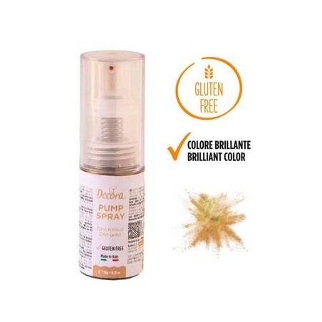 SPRAY PUMP ORO ANTICO GLITTERATO 10gr