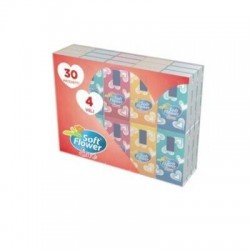 FAZZOLETTI 4V LOVE SOFT FLOWER CONF.30 PACCHETTI