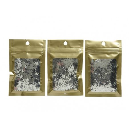 SOGGETTI METAL IN BUSTINA 3ass ARGENTO