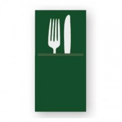 TOVAGLIOLI 40x40cm QUICK POCKET AIRLAID VERDE FORESTA 50pz FATO
