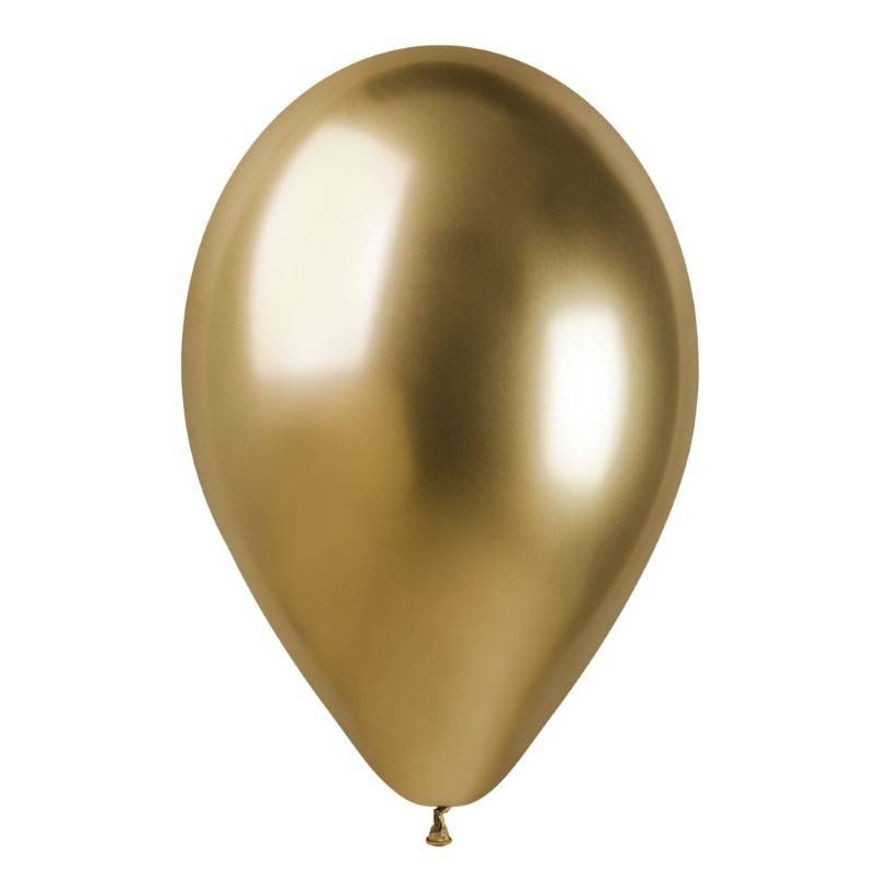 PALLONCINI LATTICE LARGE 13 33cm 50pz ORO GLOSSY
