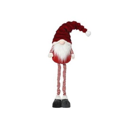 GNOMO IN TESSUTO CON GAMBE TELESCOPICHE H.120cm