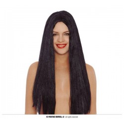 PARRUCCA CAPELLI LUNGHI NERI