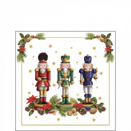 TOVAGLIOLI 25x25cm BEARDEDNUTCRACKER 20pz
