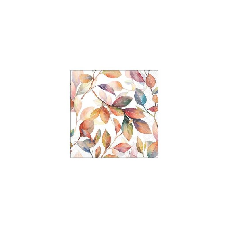 TOVAGLIOLI 25x25 FOGLIE COLORATE 20pz