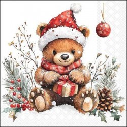 TOVAGLIOLI 33x33 TEDDY'S GIFT WHITE 20pz