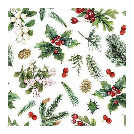 TOVAGLIOLI 33x33 WINTER GREENERY NATURE 20pz