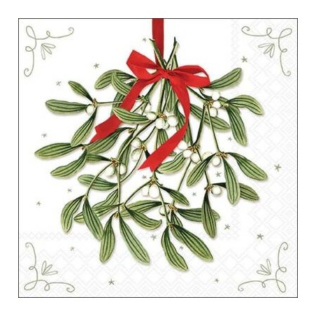 TOVAGLIOLI 33x33cm VISCHIO BIANCO 20pz