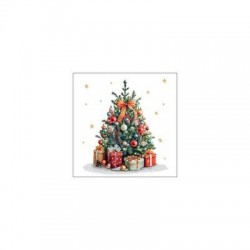 TOVAGLIOLI 33x33cm CHRISTMAS TREE 20pz