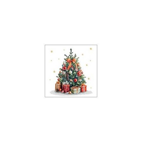 TOVAGLIOLI 33x33cm CHRISTMAS TREE 20pz