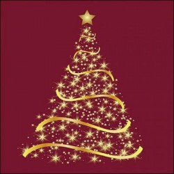 TOVAGLIOLI 33x33 TREE BORDEAUX 20pz