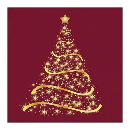 TOVAGLIOLI 33x33 TREE BORDEAUX 20pz