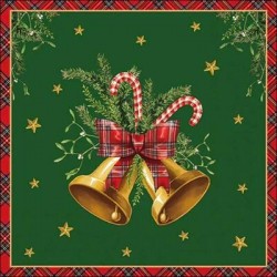 TOVAGLIOLI 33x33 SCOTTISH BELLS VERDE 20pz