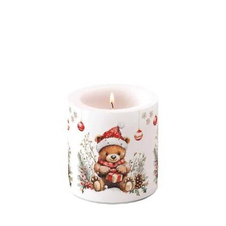 CANDELA SMALL TEDDY'S GIFT ø7,5x9cm