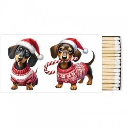 FIAMMIFERI BASSOTTO XMAS 45pz