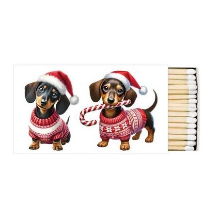 FIAMMIFERI BASSOTTO XMAS 45pz