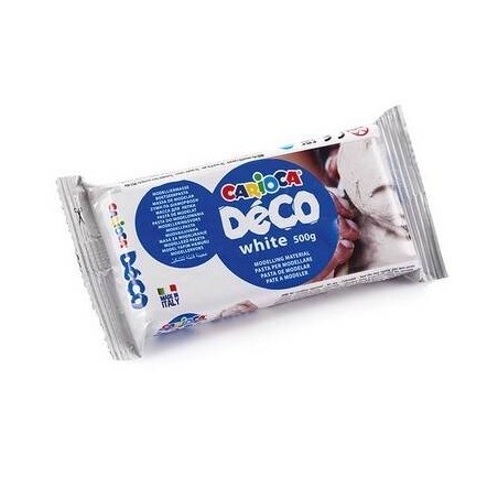 CARIOCA DECò PASTA DA MODELLARE 500gr BIANCO