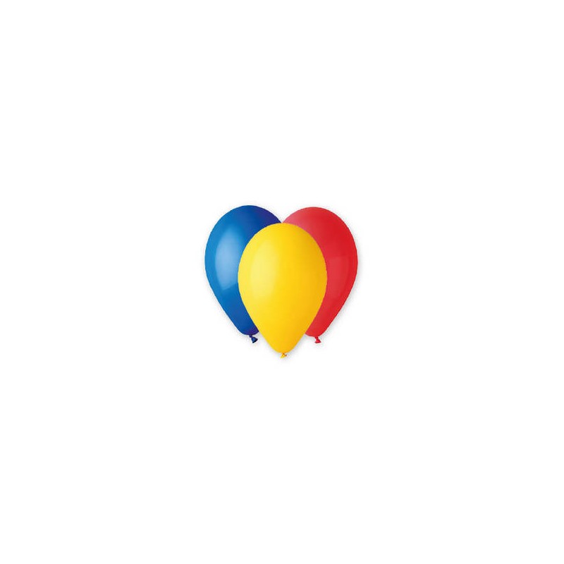 PALLONCINI LATTICE MEDIUM 10 26cm 100pz ASSORTITI
