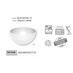CIOTOLA BOWL MINERAL PP ø20cm 2lt BIANCA 1pz