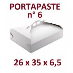 SCATOLA P.PASTE POLIT. N°6 26x35x6,5cm BIANCO RAMAGE