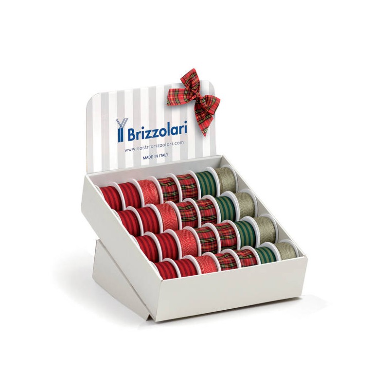 BOBINA TEX NATALE mm30x3mt 9640/17 DISPLAY