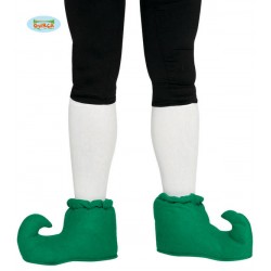 SCARPE ELFO VERDI TAGLIA UNICA