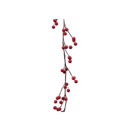 GHIRLANDA FOAM BACCHE ROSSE h130cm