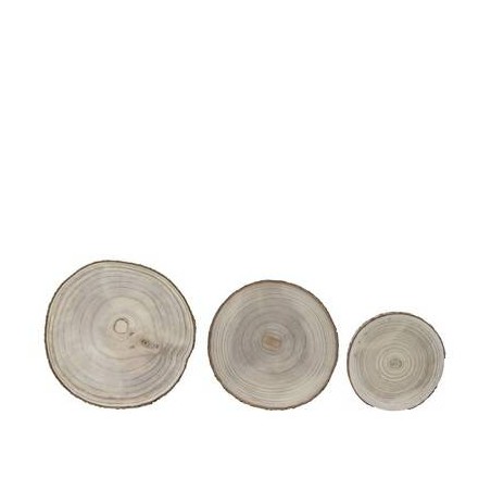 DISCO LEGNO PAULONIA ø27cm h.2cm