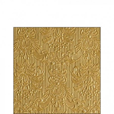 TOVAGLIOLI 25x25cm ELEGANCE GOLD 15pz