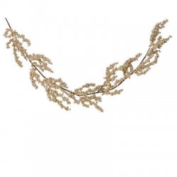 GHIRLANDA DI BACCHE ORO 130cm