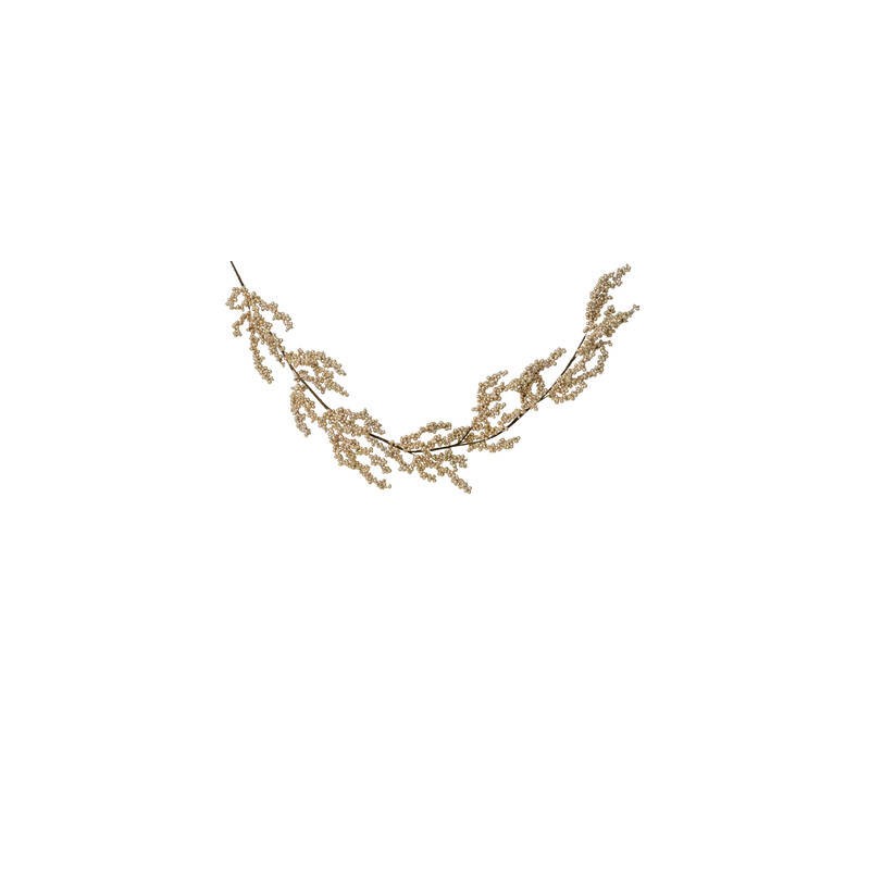 GHIRLANDA DI BACCHE ORO 130cm
