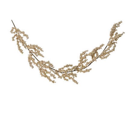 GHIRLANDA DI BACCHE ORO 130cm