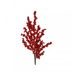 RAMO DI BACCHE ROSSE H.55cm
