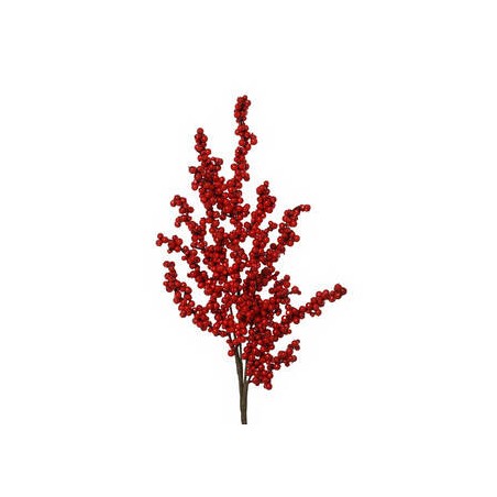 RAMO DI BACCHE ROSSE H.55cm