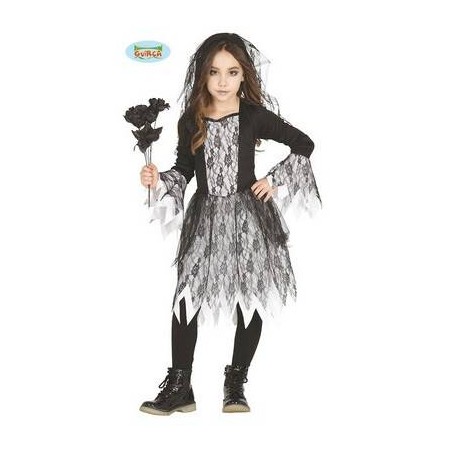 COSTUME SPOSA FANTASMA 7-9 ANNI
