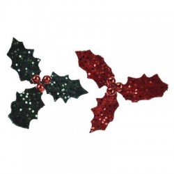 AGRIFOGLIO C/CLIP ø15x8cm TESSUTO VELVET 2COLORI ASS.TI 1pz