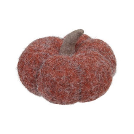 ZUCCA IN TESSUTO 18,5x8cm ARANCIONE