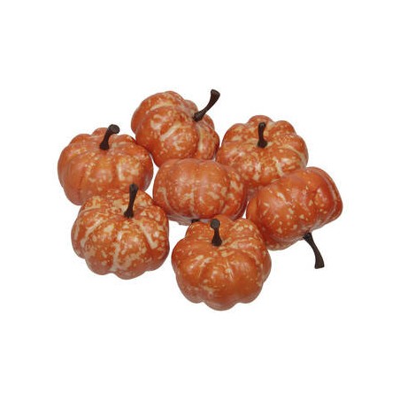 ZUCCHE IN PVC 3,5cm ARANCIONE 24pz