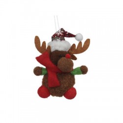 RENNA IN PELUCHE DA APPENDERE 7x8,5cm