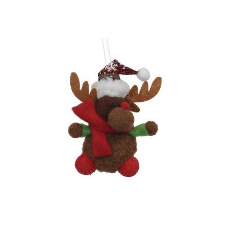 RENNA IN PELUCHE DA APPENDERE 7x8,5cm