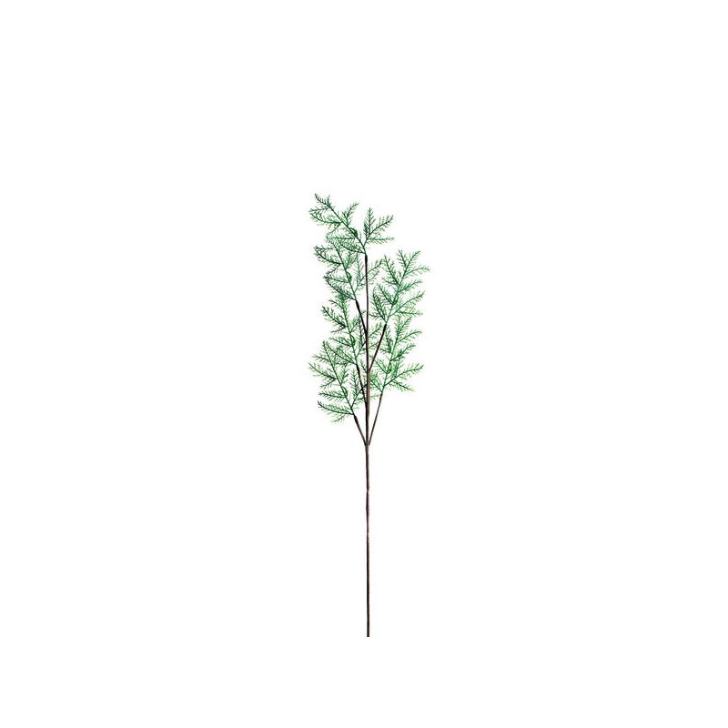 RAMO VERDE CON NEVE 95cm