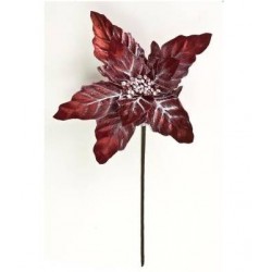 STELLA NATALIZIA VELLUTO ø28 cm COL.ROSSO LN1012/RED