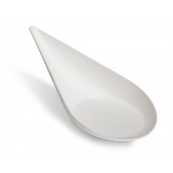 MINI CUCCHIAIO GOCCIA POLPA 12x4x2,5cm 25pz BIO COMPOSTABILE