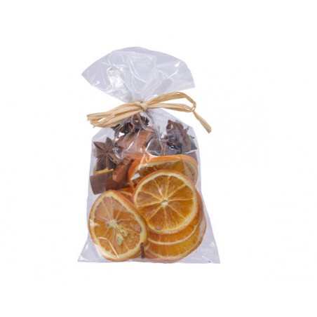 POT POURRI MIX ARANCIA-CANNELLA-ANICE-STELLA DI COCCO H.10cm
