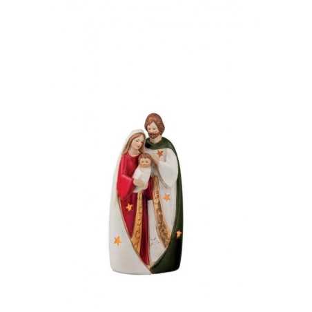 SACRA FAMIGLIA CON LED H.18cm