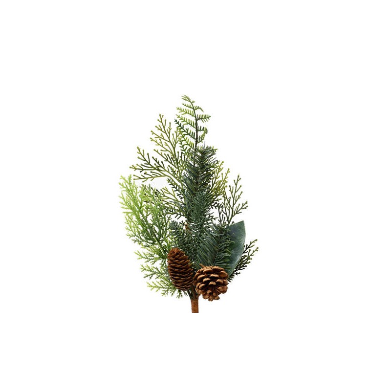 RAMO NATURAL CON PIGNA H53cm