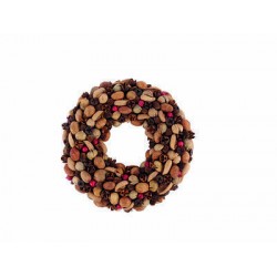 GHIRLANDA ROTONDA MIX FRUTTA SECCA 36cm